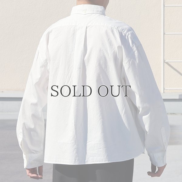 画像5: 「遠州」7オンス チノクロス ボタンダウン ボクシー クロップド 長袖シャツ【MADE IN JAPAN】『日本製』/ Upscape Audience