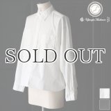 「遠州」7オンス チノクロス ボタンダウン ボクシー クロップド 長袖シャツ【MADE IN JAPAN】『日本製』/ Upscape Audience