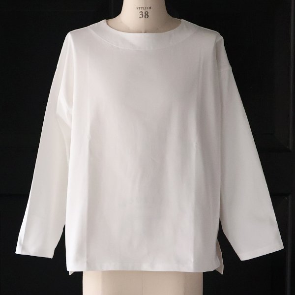 画像6: 透湿・UVカット「多機能COTTON」 引揃ハイゲージ天竺 & ボーダー (7オンス) ボートネック 長袖 Tシャツ【MADE IN JAPAN】『日本製』/ Upscape Audience