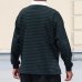 画像9: 透湿・UVカット「多機能COTTON」 引揃ハイゲージ天竺 & ボーダー (7オンス) ラグビーポロ 長袖 Tシャツ【MADE IN JAPAN】『日本製』/ Upscape Audience (9)