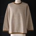 画像6: 「尾州」JAZZネップ マルチカラー ジャガード クルーネック ニットソー 【MADE IN JAPAN】『日本製』/ Upscape Audience