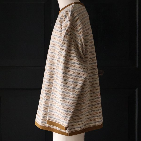 画像12: 「尾州」JAZZネップ マルチカラー ジャガード クルーネック ニットソー 【MADE IN JAPAN】『日本製』/ Upscape Audience