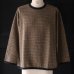 画像2: 「尾州」JAZZネップ マルチカラー ジャガード クルーネック ニットソー 【MADE IN JAPAN】『日本製』/ Upscape Audience (2)