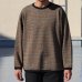 画像2: 「尾州」JAZZネップ マルチカラー ジャガード クルーネック ニットソー 【MADE IN JAPAN】『日本製』/ Upscape Audience (2)