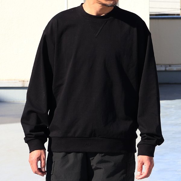 画像2: VORTEX® 8オンス (MVS天竺) スウェットライク Vガゼット バルーン 長袖 Tシャツ【MADE IN JAPAN】『日本製』/ Upscape Audience