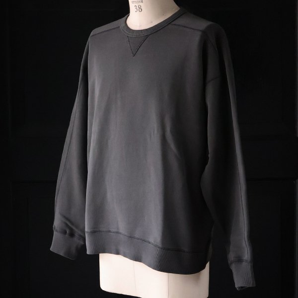 画像7: ピグメントヘビー裏起毛(14オンス)ミリタリースリーブ ガゼットクルーネック / Audience