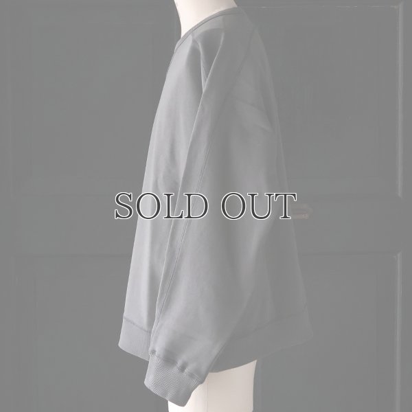 画像12: ピグメントヘビー裏起毛(14オンス)ミリタリースリーブ ガゼットクルーネック / Audience