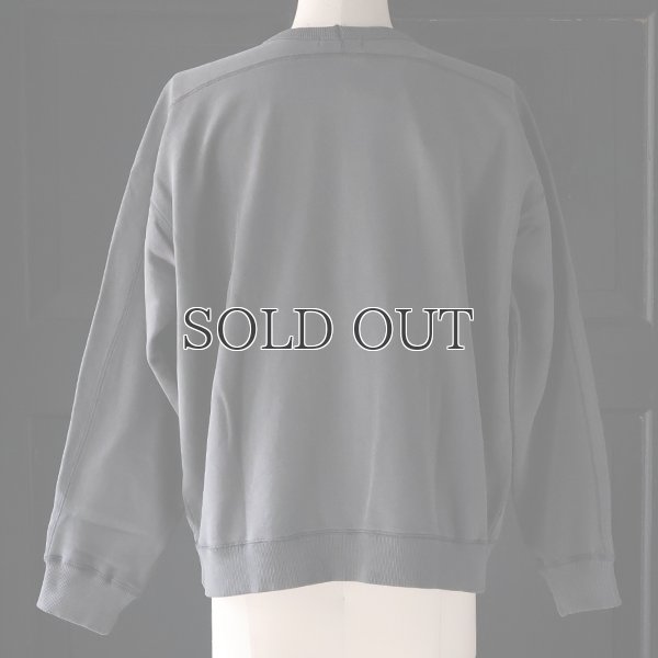 画像13: ピグメントヘビー裏起毛(14オンス)ミリタリースリーブ ガゼットクルーネック / Audience