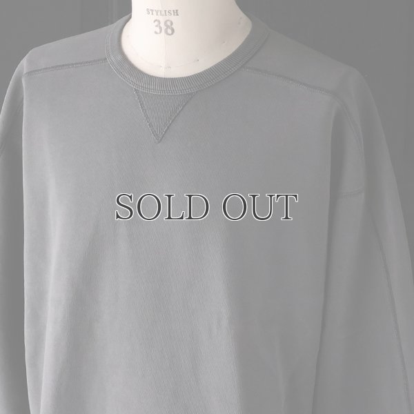 画像15: ピグメントヘビー裏起毛(14オンス)ミリタリースリーブ ガゼットクルーネック / Audience