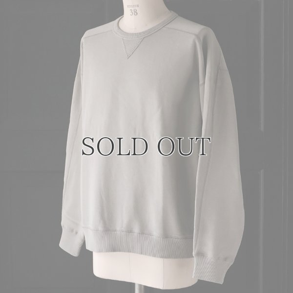 画像7: ピグメントヘビー裏起毛(14オンス)ミリタリースリーブ ガゼットクルーネック / Audience