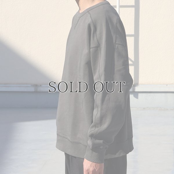 画像4: ピグメントヘビー裏起毛(14オンス)ミリタリースリーブ ガゼットクルーネック / Audience