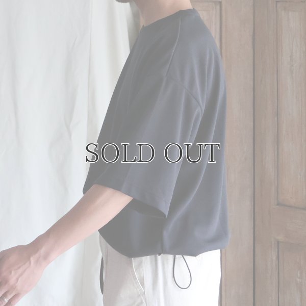 画像14: POLARTEC®(ポーラテック) POWER DRY® (パワードライ) 鹿の子 クルーネック ドローコード バルーン Tシャツ【MADE IN JAPAN】『日本製』/ Upscape Audience