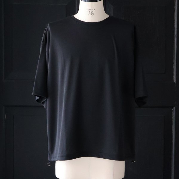 画像2: POLARTEC®(ポーラテック) POWER DRY® (パワードライ) 鹿の子 クルーネック ドローコード バルーン Tシャツ【MADE IN JAPAN】『日本製』/ Upscape Audience