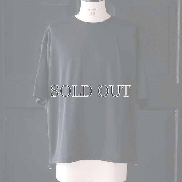 画像2: POLARTEC®(ポーラテック) POWER DRY® (パワードライ) 鹿の子 クルーネック ドローコード バルーン Tシャツ【MADE IN JAPAN】『日本製』/ Upscape Audience