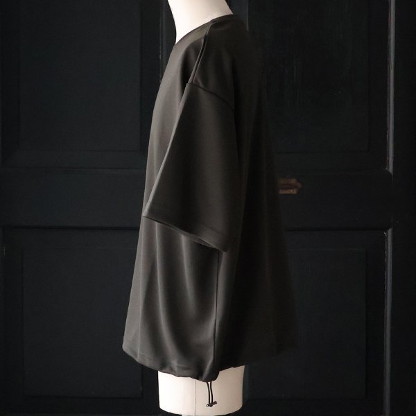 画像4: POLARTEC®(ポーラテック) POWER DRY® (パワードライ) 鹿の子 クルーネック ドローコード バルーン Tシャツ【MADE IN JAPAN】『日本製』/ Upscape Audience