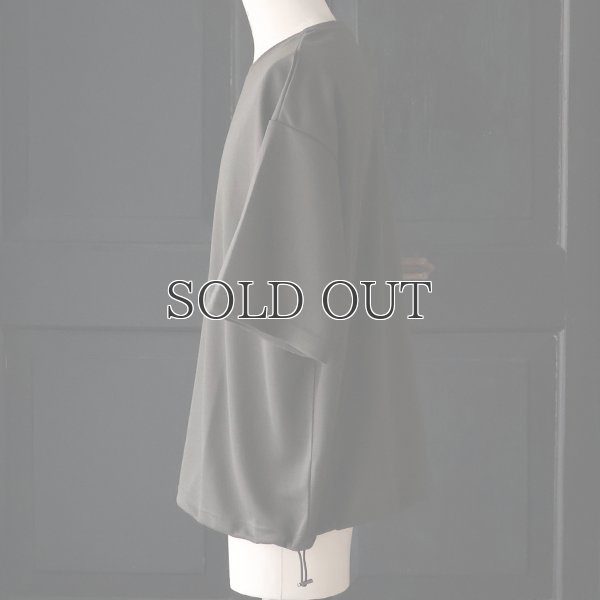 画像4: POLARTEC®(ポーラテック) POWER DRY® (パワードライ) 鹿の子 クルーネック ドローコード バルーン Tシャツ【MADE IN JAPAN】『日本製』/ Upscape Audience