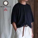 POLARTEC®(ポーラテック) POWER DRY® (パワードライ) 鹿の子 クルーネック ドローコード バルーン Tシャツ【MADE IN JAPAN】『日本製』/ Upscape Audience