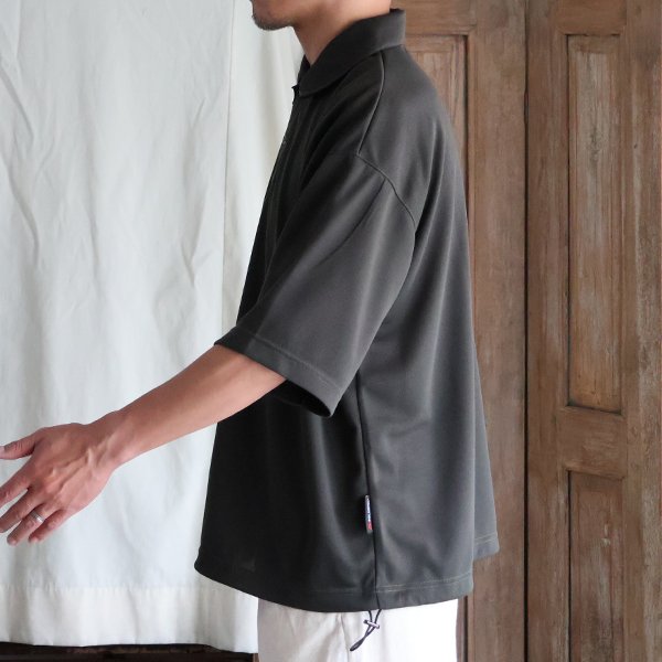 画像6: POLARTEC®(ポーラテック) POWER DRY® (パワードライ) 鹿の子 ドローコード バルーン ポロシャツ【MADE IN JAPAN】『日本製』/ Upscape Audience