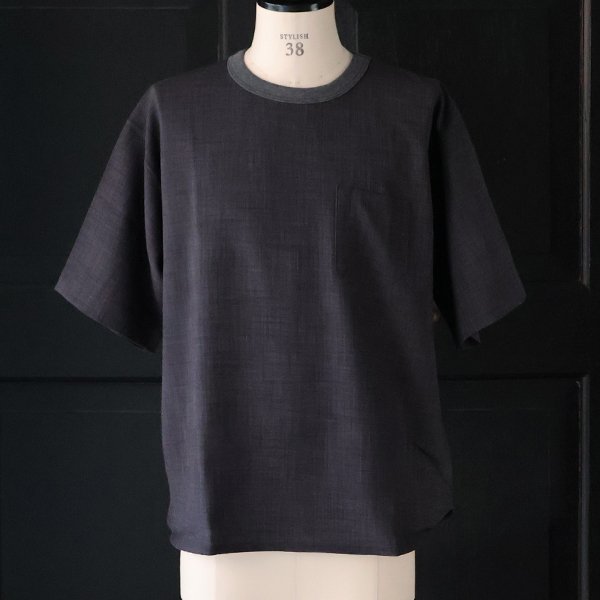 画像4: Reflax（リフラクス）TECH リネンライクキャンバス グラスポケ付き ヘムラウンド ハーフスリーブ POシャツ【MADE IN JAPAN】『日本製』/ Upscape Audience