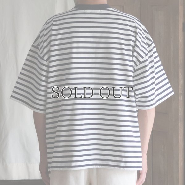画像11: VORTEX 8オンス (MVS天竺) ボーダー ハーフスリーブ ドローコード バルーン Tシャツ【MADE IN JAPAN】『日本製』/ Upscape Audience