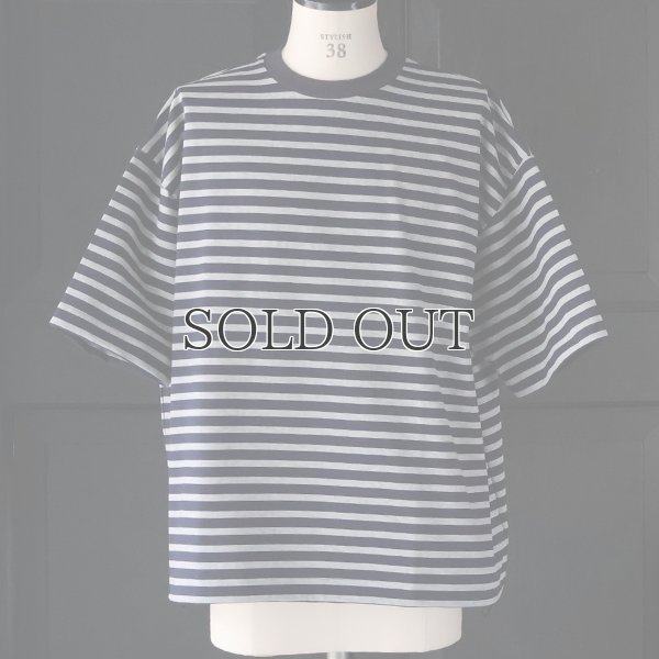 画像6: VORTEX 8オンス (MVS天竺) ボーダー ハーフスリーブ ドローコード バルーン Tシャツ【MADE IN JAPAN】『日本製』/ Upscape Audience