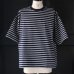 画像6: VORTEX 8オンス (MVS天竺) ボーダー ハーフスリーブ ドローコード バルーン Tシャツ【MADE IN JAPAN】『日本製』/ Upscape Audience (6)