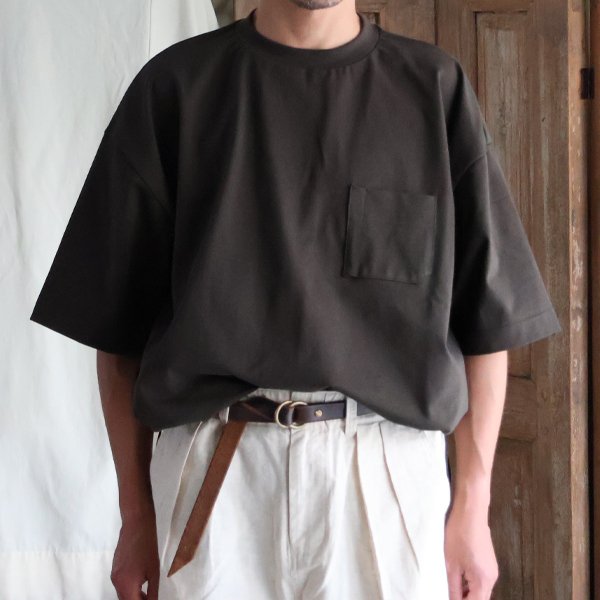 画像11: VORTEX 8オンス (MVS天竺) グラスポケ付 ハーフスリーブ ドローコード 2WAY Tシャツ【MADE IN JAPAN】『日本製』/ Upscape Audience