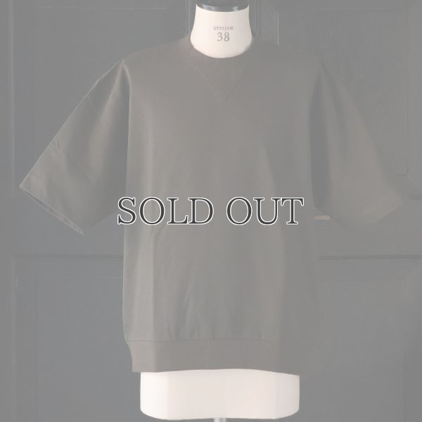 画像2: VORTEX 8オンス (MVS天竺) スウェットライク Vガゼット クルーネック ハーフスリーブ バルーン Tシャツ【MADE IN JAPAN】『日本製』/ Upscape Audience