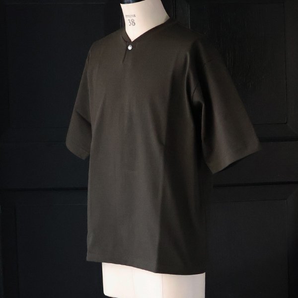 画像3: VORTEX8オンス（MVS天竺）コンチョボタンヘンリー ハーフスリーブ テーパードTシャツ【MADE IN JAPAN】『日本製』/ Upscape Audience