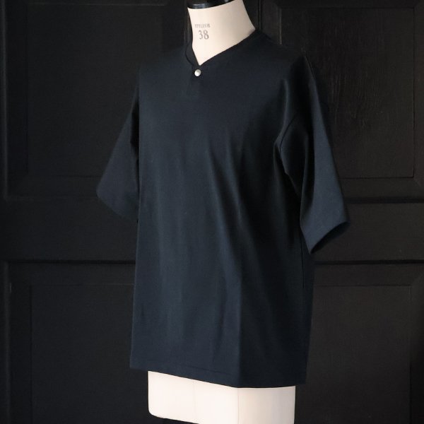 画像5: VORTEX8オンス（MVS天竺）コンチョボタンヘンリー ハーフスリーブ テーパードTシャツ【MADE IN JAPAN】『日本製』/ Upscape Audience