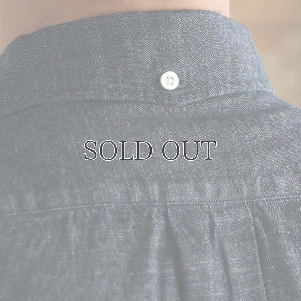 画像7: 「備中備後」 6オンス セルヴィッチ 白耳デニム 釦ダウン ボクシーAライン 長袖シャツ【MADE IN JAPAN】『日本製』【送料無料】/ Upscape Audience