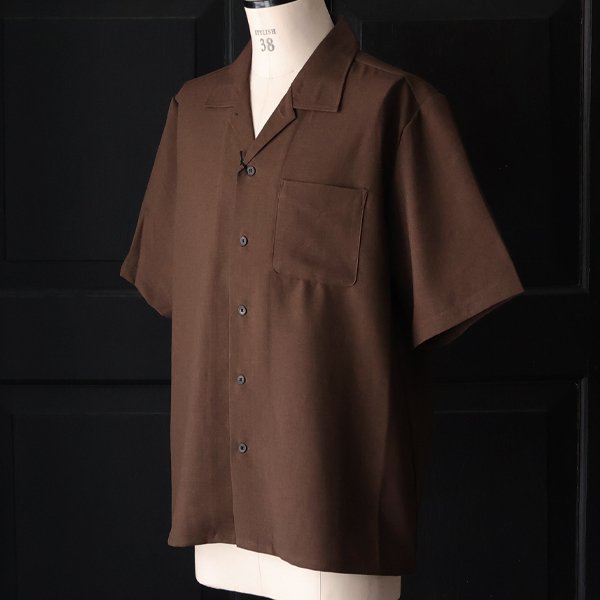 画像3: NaturemierTM(ナチュレミア)TECH リネンライクトロワッシャー オープンカラー ハーフスリ ーブシャツ【MADE IN JAPAN】『日本製』/ Upscape Audience