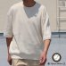 画像1: 「泉州」ハニカムサマーニット（7.45オンス）ガゼットクルーネック ハーフスリーブ スウェットライクTシャツ【MADE IN JAPAN】『日本製』 / Upscape Audience (1)