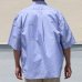 画像7: 吸水速乾・接触冷感・UVカット「多機能TECH 」 コットンライク ストライプ ボタンダウン ボクシーAライン ハーフスリーブシャツ【MADE IN JAPAN】『日本製』/ Upscape Audience (7)