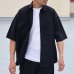 画像4: 「遠州」ライトオンス オーバーダイポプリン  Wポケット ハーフスリーブ ワークシャツ【MADE IN JAPAN】『日本製』/ Upscape Audience (4)