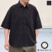 画像1: 「遠州」ライトオンス オーバーダイポプリン  Wポケット ハーフスリーブ ワークシャツ【MADE IN JAPAN】『日本製』/ Upscape Audience (1)