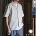 画像1: 「和歌山」綿麻ビンテージソフトキャンバス オープンカラー ハーフスリーブシャツ【MADE IN JAPAN】『日本製』/ Upscape Audience (1)