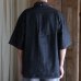 画像5: 「備後」 8オンス ムラデニム  ボタンダウン ボクシーAライン 半袖シャツ【MADE IN JAPAN】『日本製』/ Upscape Audience (5)