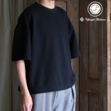 「和歌山」吸水速乾・UVカット「多機能TECH」コットンライク VORTEX® 8オンス(MVSワッフル)  クルーネック ハーフスリーブ クロップドTシャツ【MADE IN JAPAN】『日本製』/ Upscape Audience