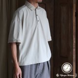 「和歌山」吸水速乾・UVカット「多機能TECH」コットンライク VORTEX® 8オンス(MVS鹿の子) クロップド ハーフスリーブ ポロシャツ【MADE IN JAPAN】『日本製』/ Upscape Audience