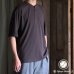 画像1: 「和歌山」吸水速乾・UVカット「多機能TECH」コットンライク VORTEX® 8オンス(MVS鹿の子) コンチョ釦ヘンリー ハーフスリーブ ニットソー【MADE IN JAPAN】『日本製』/ Upscape Audience (1)
