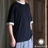 「和歌山」吸水速乾・UVカット「多機能TECH」コットンライク VORTEX® 8オンス(MVSニット) クルーネック リンガー  ニットソー【MADE IN JAPAN】『日本製』/ Upscape Audience