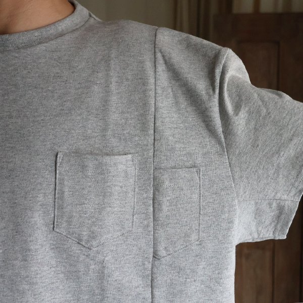 画像7: ビッグサイズリメイク USAファブリック丸胴国産ポケットTEE【FABRIC MADE IN USA】【ASSEMBLED IN JAPAN】『日本製』