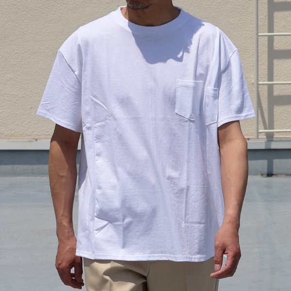 画像3: ビッグサイズリメイク USAファブリック丸胴国産ポケットTEE【FABRIC MADE IN USA】【ASSEMBLED IN JAPAN】『日本製』