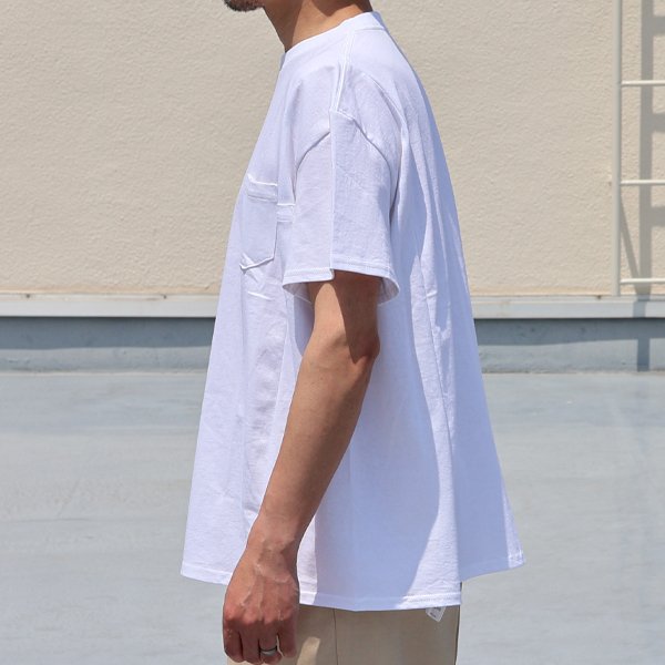画像4: ビッグサイズリメイク USAファブリック丸胴国産ポケットTEE【FABRIC MADE IN USA】【ASSEMBLED IN JAPAN】『日本製』