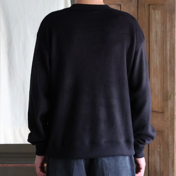 画像5: モヘアライク ウールシャギー ガゼットクルーネック ニットソー【MADE IN JAPAN】『日本製』 / Upscape Audience