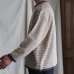 画像14: 「尾州」JAZZネップ マルチカラー ジャガード ヘンリーネック ニットソー 【MADE IN JAPAN】『日本製』/ Upscape Audience (14)