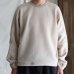 画像12: アンチピリング フリース ミリタリースリーブ フィンガーホール付き クルーネック プルオーバー【MADE IN JAPAN】『日本製』/ Upscape Audience (12)