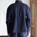 画像13: 「備中備後」KAIHARA DENIM®︎（10オンス） ボクシー クロップド 長袖シャツ【MADE IN JAPAN】『日本製』/ Upscape Audience (13)