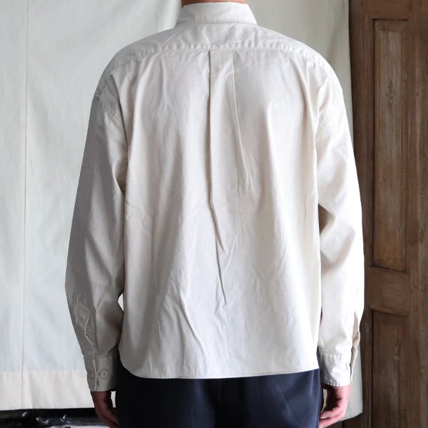 画像13: 「遠州」7オンス チノクロス ボクシー クロップド 長袖シャツ【MADE IN JAPAN】『日本製』/ Upscape Audience【ご予約商品・8月25日入荷予定】